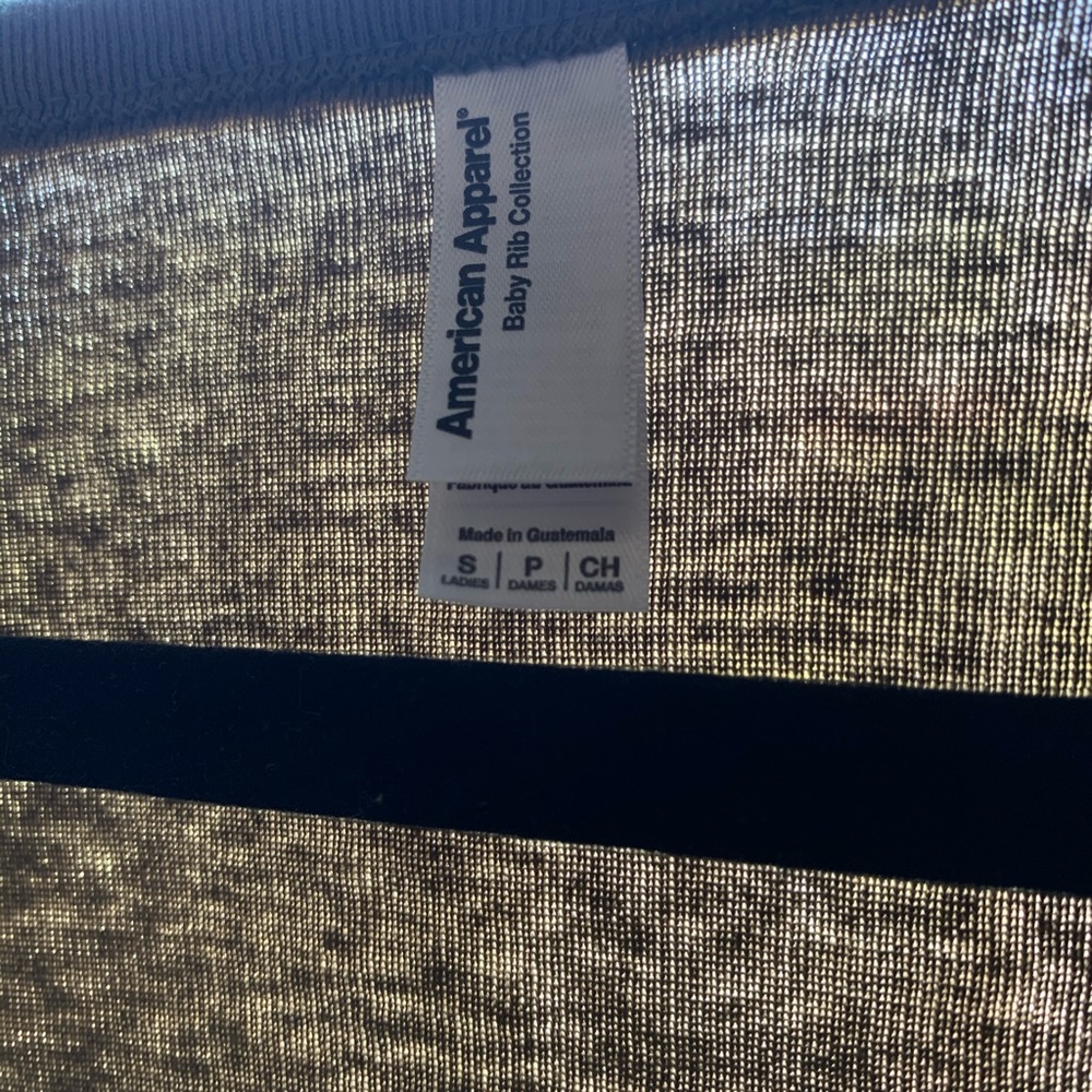 American Apparel Baby Rib Collection Top/S… - Picture 4 of 5